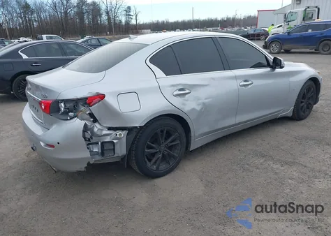 2015 Infiniti Q50 Premium/Sport z USA, uszkodzony, nr VIN JN1BV7AR7FM418317